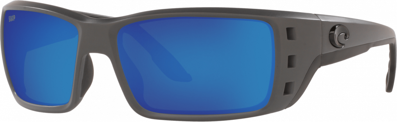 Costa Permit, Blue Mirror 580P, Matte Gray Frame