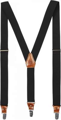 Fjallraven Singi Clip Suspenders, Dark Grey