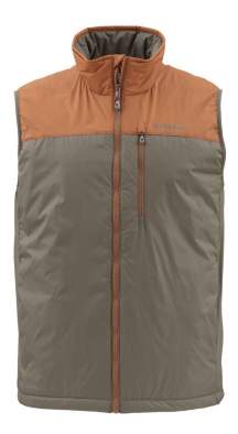 Simms Midstream Insulated Vest, Saddle Brown