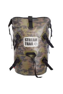 Stream Trail Dry Tank 60L, Camo Green