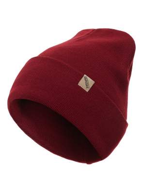 BASK WATCH CAP, тёмно-красный