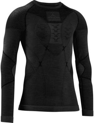 X-BIONIC® APANI® 4.0 MERINO SHIRT ROUND NECK LG, Black