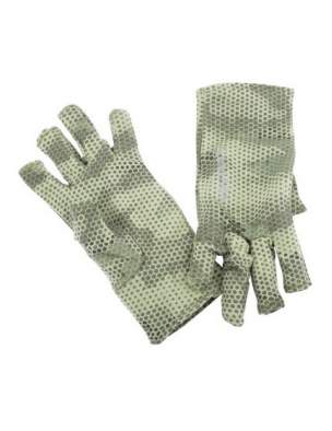 Simms Ultra-Wool Core 3-Finger Liner, Hex Camo Loden