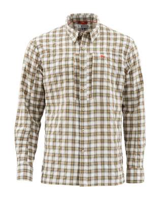 Simms BugStopper LS Shirt, Plaid Cork Plaid