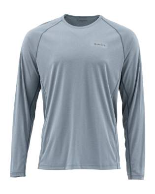 Simms SolarFlex LS Crewneck - Solid, Storm Heather