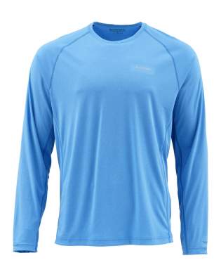 Simms SolarFlex LS Crewneck - Solid, Pacific Heather