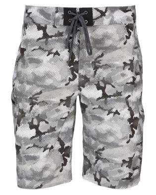 Simms Tumunu Board Short - Print, Hex Flo Camo Steel