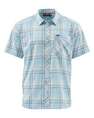 Simms Outpost SS Shirt, Mist Plaid