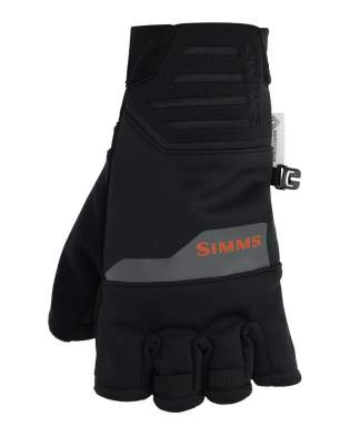 Simms Windstopper Half-Finger Glove, Black