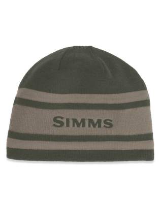 Simms Hayward Wool Beanie, Dark Olive