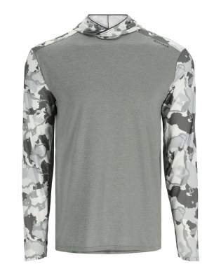 Simms Bugstopper Solarflex Hoody, Cinder-Regiment Camo Cinder