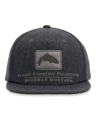 Simms Wool Trout Icon Cap, Graphite