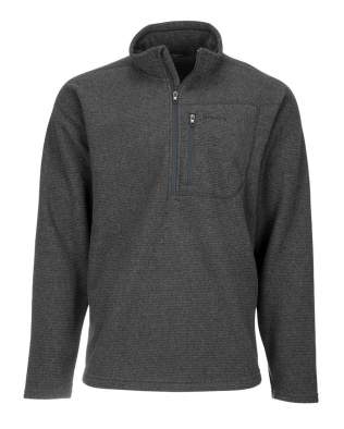 Simms Rivershed Sweater Quarter Zip '20, Carbon