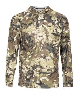 Simms SolarFlex Hoody Print, Riparian Camo