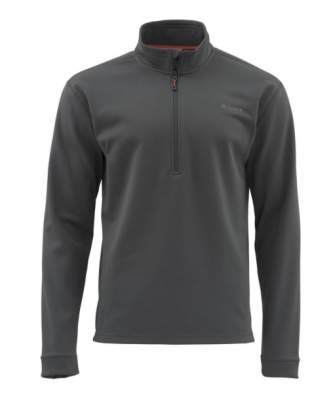 Simms Midweight Core Quarter-Zip, Carbon