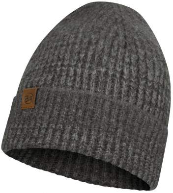 Buff Knitted Hat, Marin Graphite