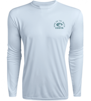 Costa TECHNICAL DORADO LS SHIRT, Light Blue