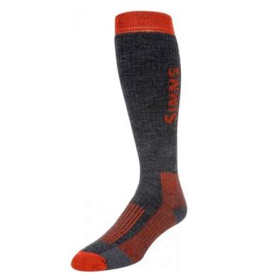 Simms Merino Midweight OTC Sock, Carbon