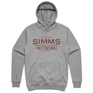 Simms Wader Mfg Hoody, Gunmetal Heather