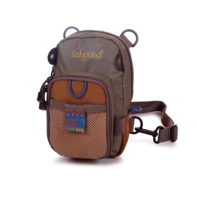 Fishpond San Juan Vertical Chest Pack, Sand/Saddle Brown