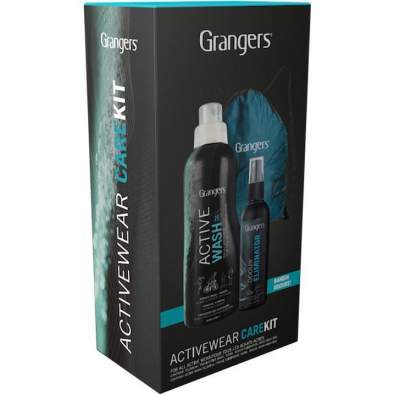 GRANGERS Active Wash, Odour Eliminator and Activewear Kit Bag