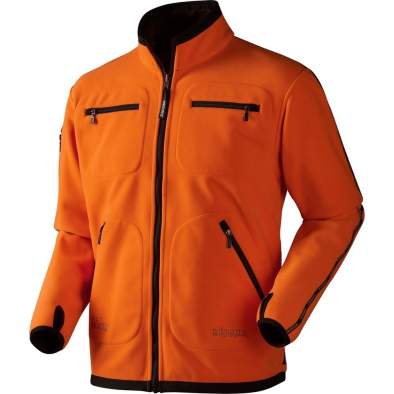 Harkila Kamko Fleece, Hunting Green-Orange Blaze