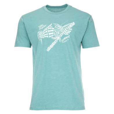 Simms Grim Reeler T-Shirt, Oil Blue Heather