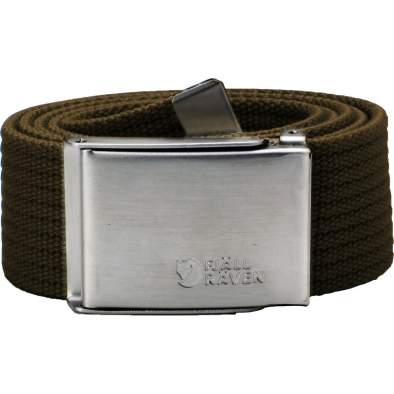 Fjallraven Canvas Belt, Dark Olive