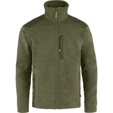 Fjallraven M's Buck Fleece, Laurel Green-Deep Forest