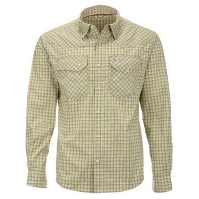 Simms Brackett LS Shirt, Sage Window Plaid