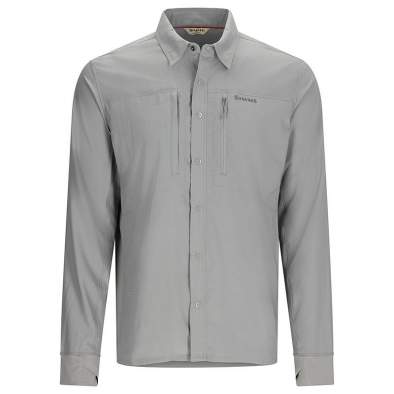 Simms Intruder BiComp Fishing Shirt, Cinder