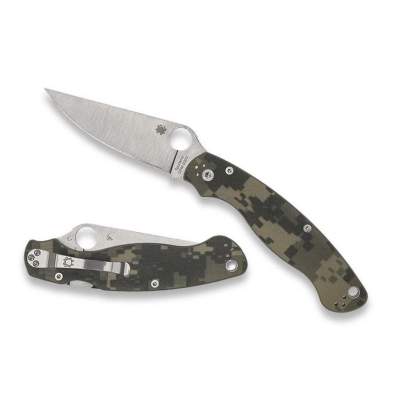 Spyderco Military Model Camo, клинок P 10,2 см