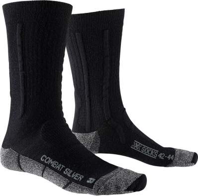 X-SOCKS COMBAT SILVER, Black