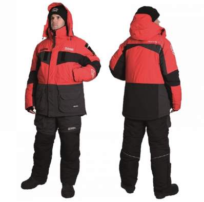 Костюм Alaskan NEWPOLAR 2.0, красный-серый-чёрный