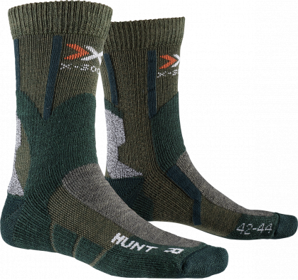 X-SOCKS HUNT SHORT SOCKS, Olive Green