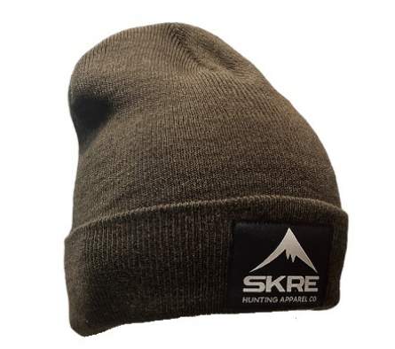 SKRE CUFFED FLEECE BEANIE, коричневый