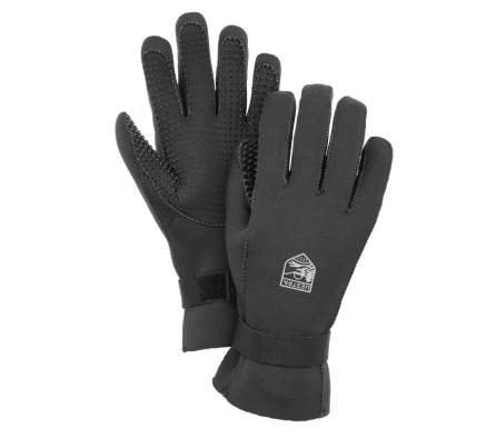 Hestra Neoprene Glove 5 Finger, Black