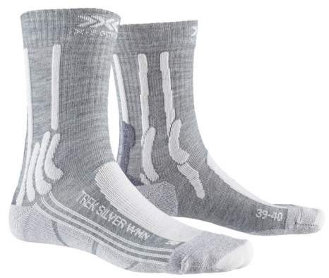 X-SOCKS TREK SILVER WMN SOCKS, Dolomite Grey