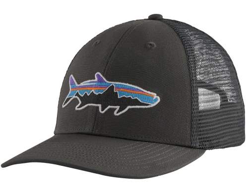 Patagonia Fitz Roy Fish LoPro Trucker Hat Grey