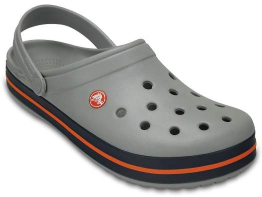 CROCS Crocband Light Grey-Navy