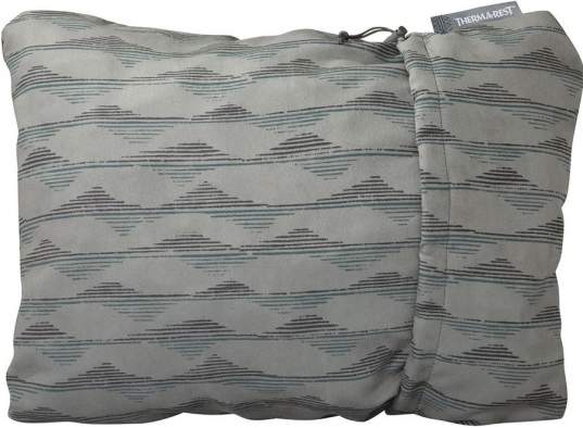 Therm-a-Rest COMPRESSIBLE PILLOW, XL, Gray Mountains Print