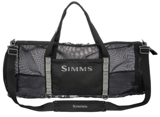 Simms Challenger Mesh Duffel, 60L, Hex Flo Camo Carbon