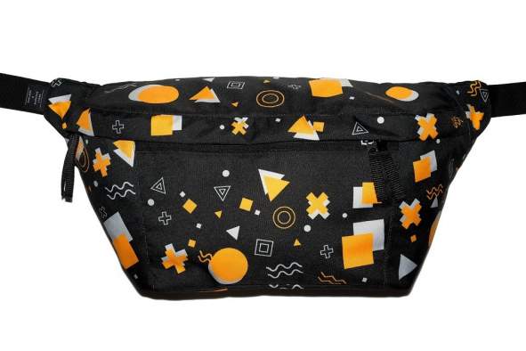 Enklepp Sid Crossbody Bag, geometry black