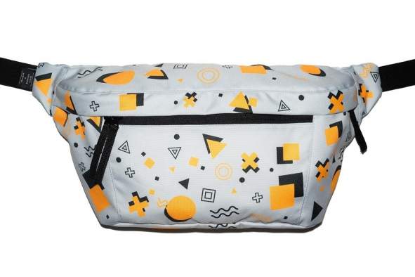 Enklepp Sid Crossbody Bag, geometry gray