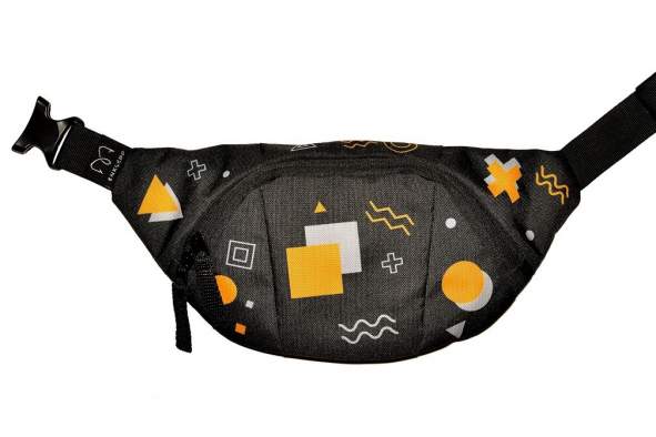 Enklepp Tarta Waist Bag, geometry black