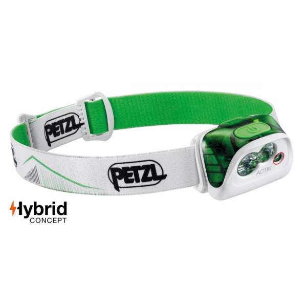 Налобный фонарь Petzl Actik, Green-White