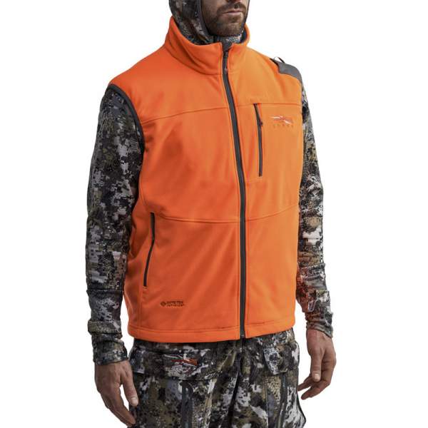 Sitka Stratus Vest New, Blaze Orange