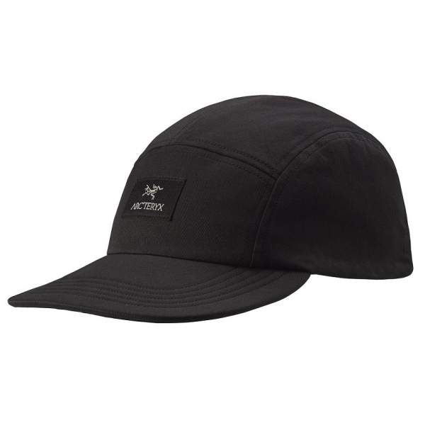 Arcteryx 5 PANEL LABEL HAT, Black