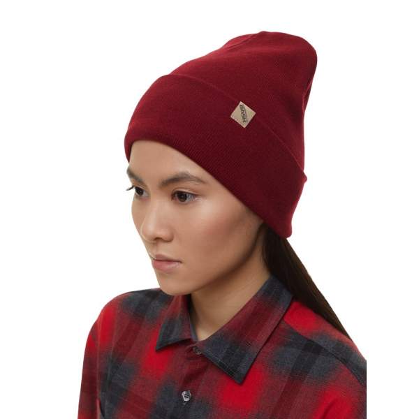 BASK WATCH CAP, тёмно-красный