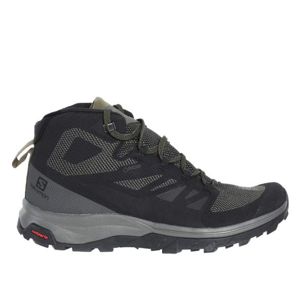 Salomon OUTline Mid GTX, Black-Beluga-Cap